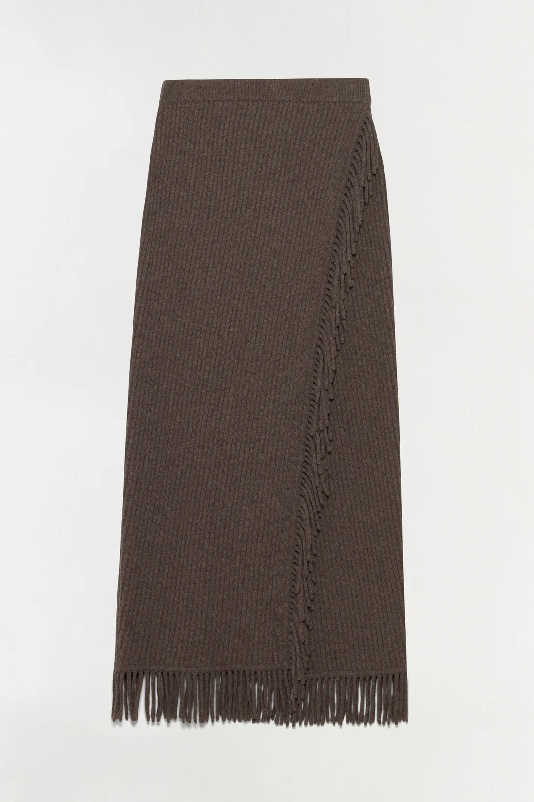 Casey Midi Skirt, Mushroom Melange