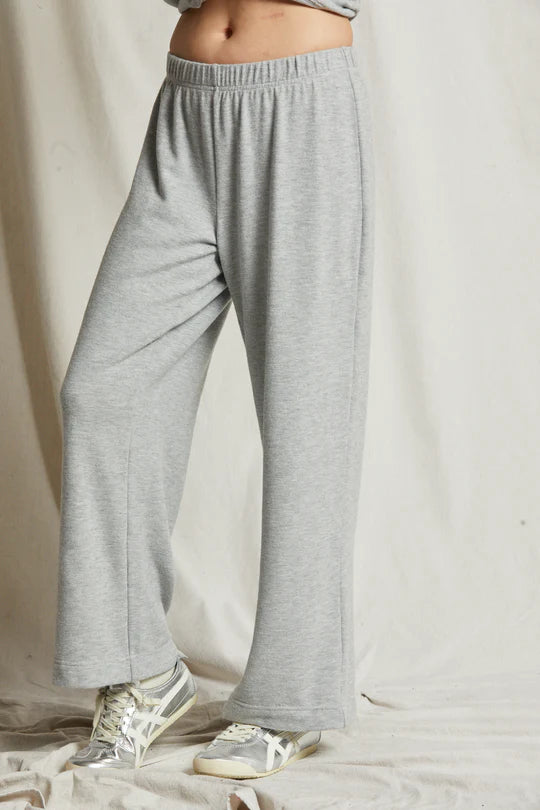 Marcie Jersey Pant, Heather Grey