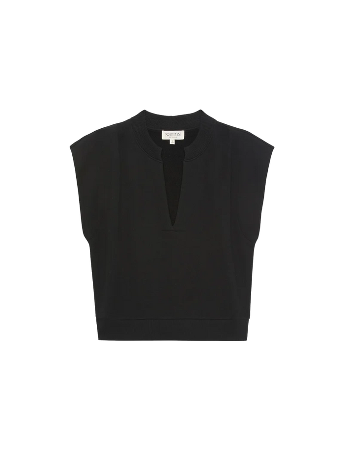 Lenon Crewneck Sweatshirt, Jet Black