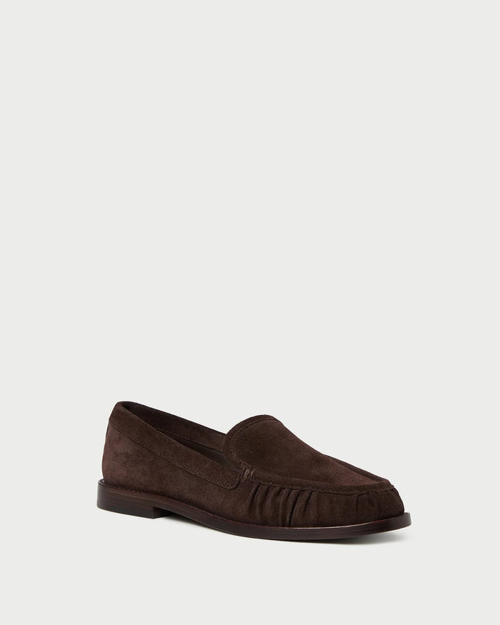 Lucille Suede Loafer, Brown