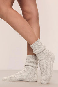 Cozy Time Sock, Light Heather Grey