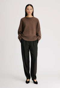 Anton Crewneck Sweater, Coffee