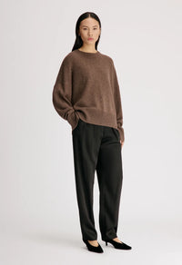 Anton Crewneck Sweater, Coffee