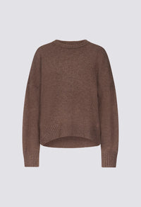 Anton Crewneck Sweater, Coffee
