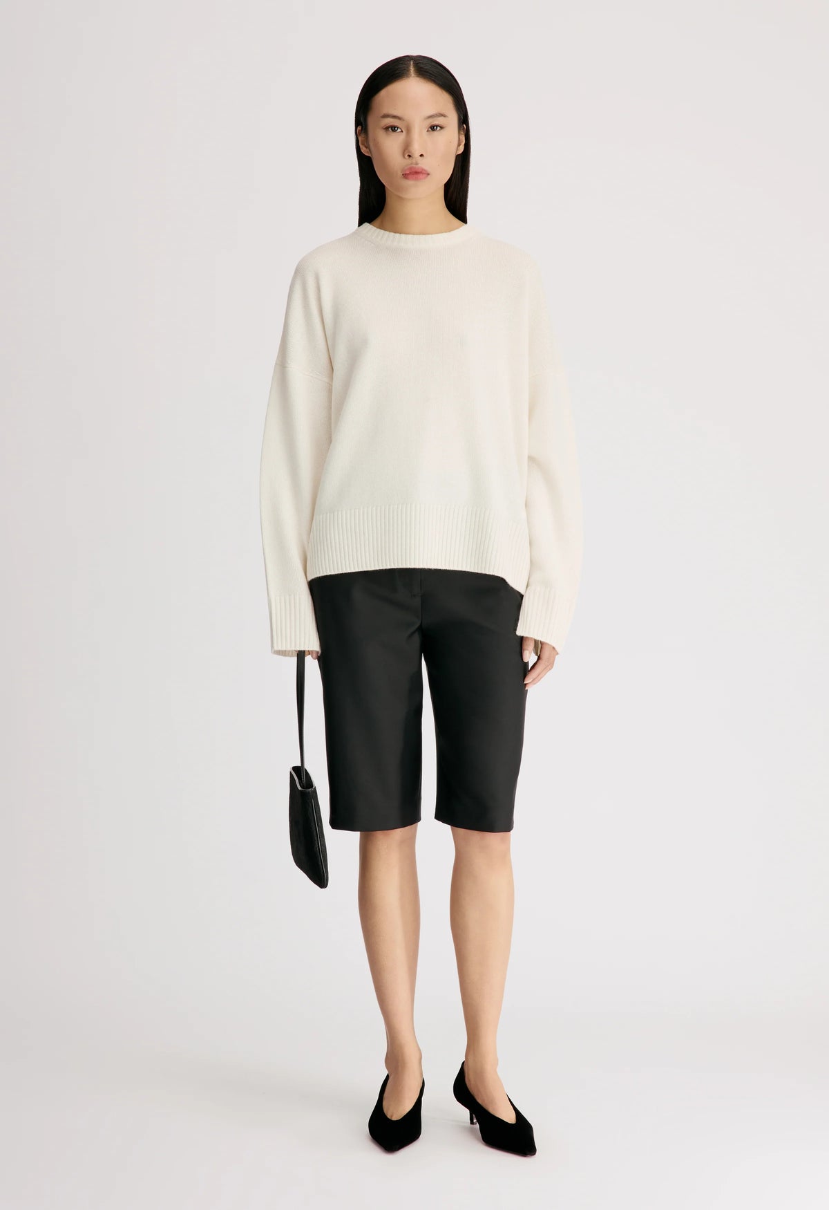 Anton Crewneck Sweater, Ivory