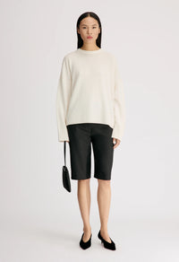 Anton Crewneck Sweater, Ivory