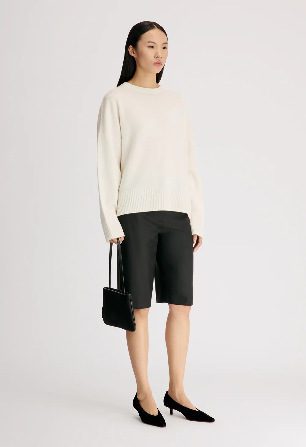 Anton Crewneck Sweater, Ivory