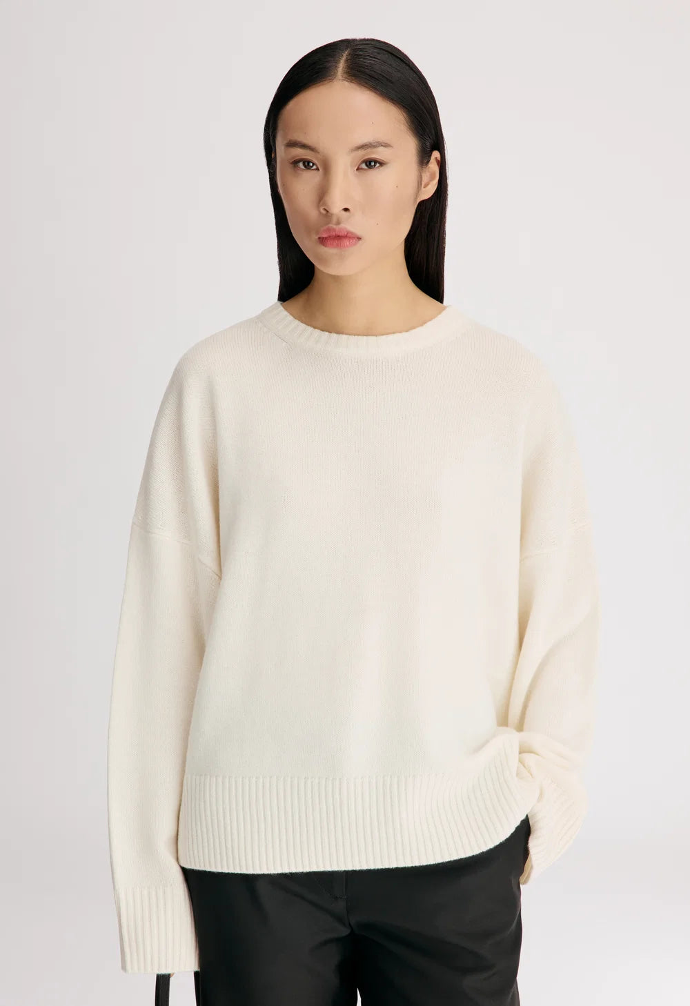 Anton Crewneck Sweater, Ivory