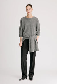 Azali Crewneck Sweater, Anthracite Melange