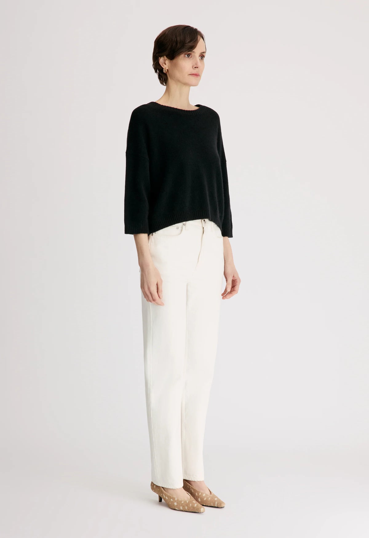 Azali Crewneck Sweater, Black