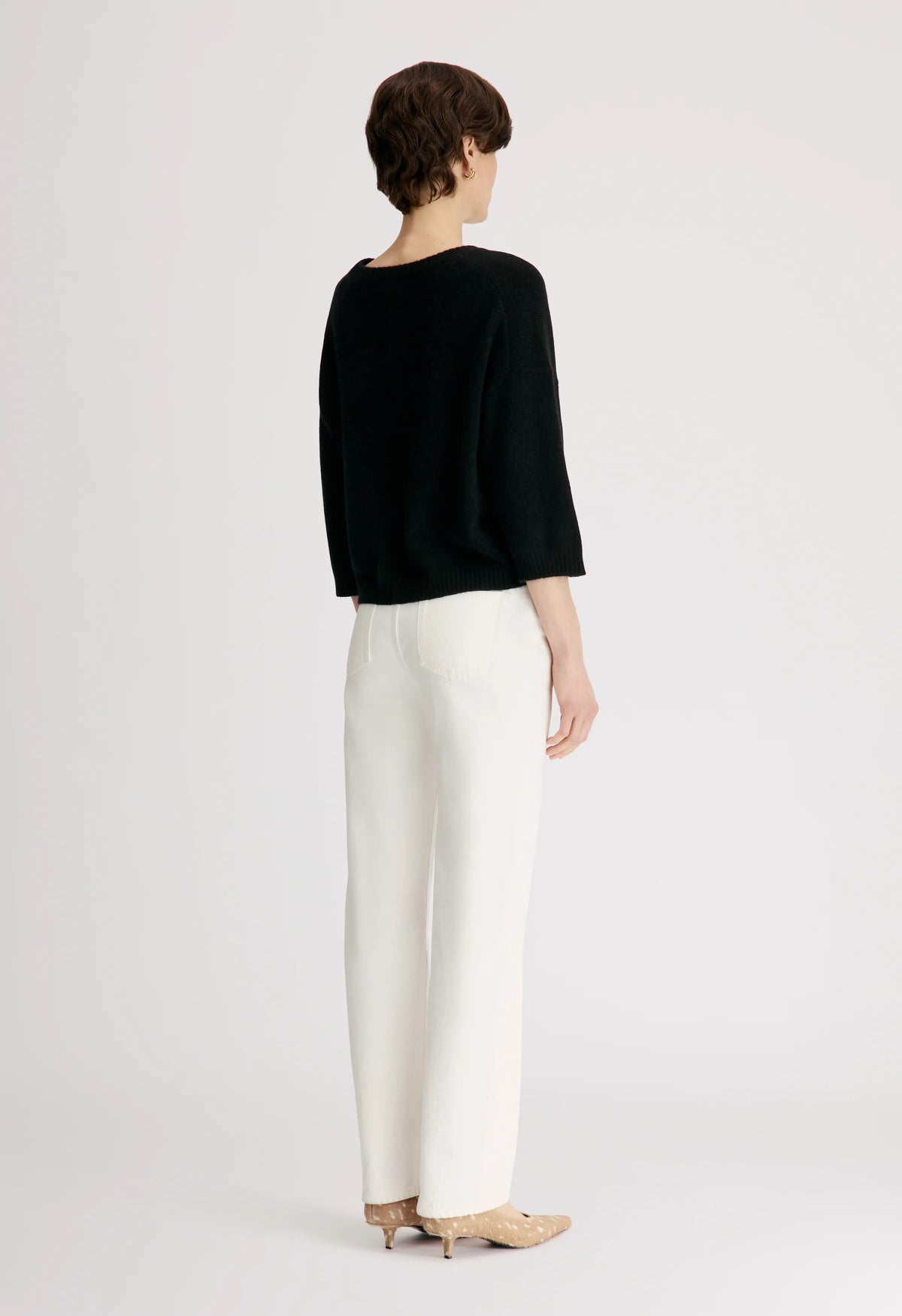 Azali Crewneck Sweater, Black