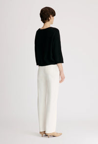 Azali Crewneck Sweater, Black