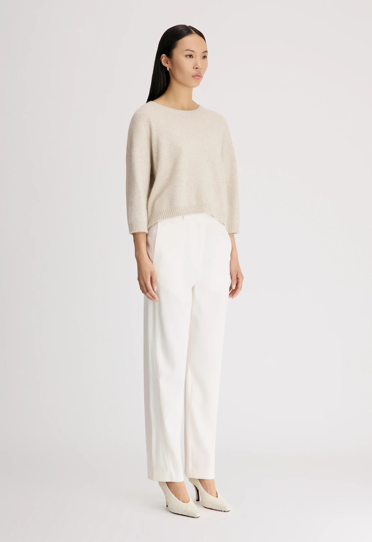 Azali Sweater, Stone Melange