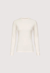 Ortigia Ribbed Long Sleeve T-Shirt, Ivory