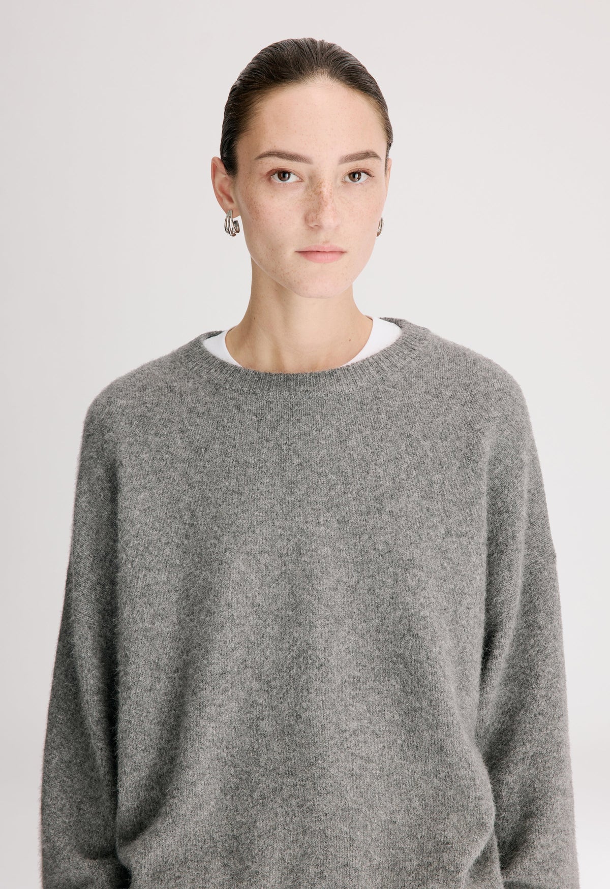 Tristan Sweater, Anthracite Melange