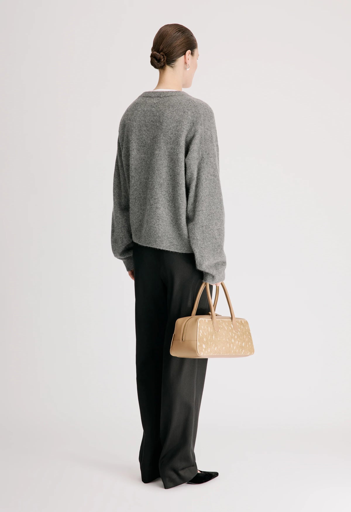 Tristan Sweater, Anthracite Melange