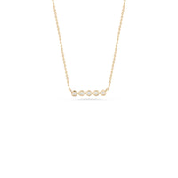 Lulu Jack Mini Bezel Bar Necklace