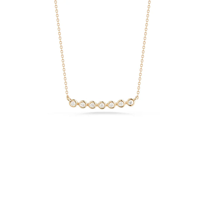 Lulu Jack Bezel Bar Necklace