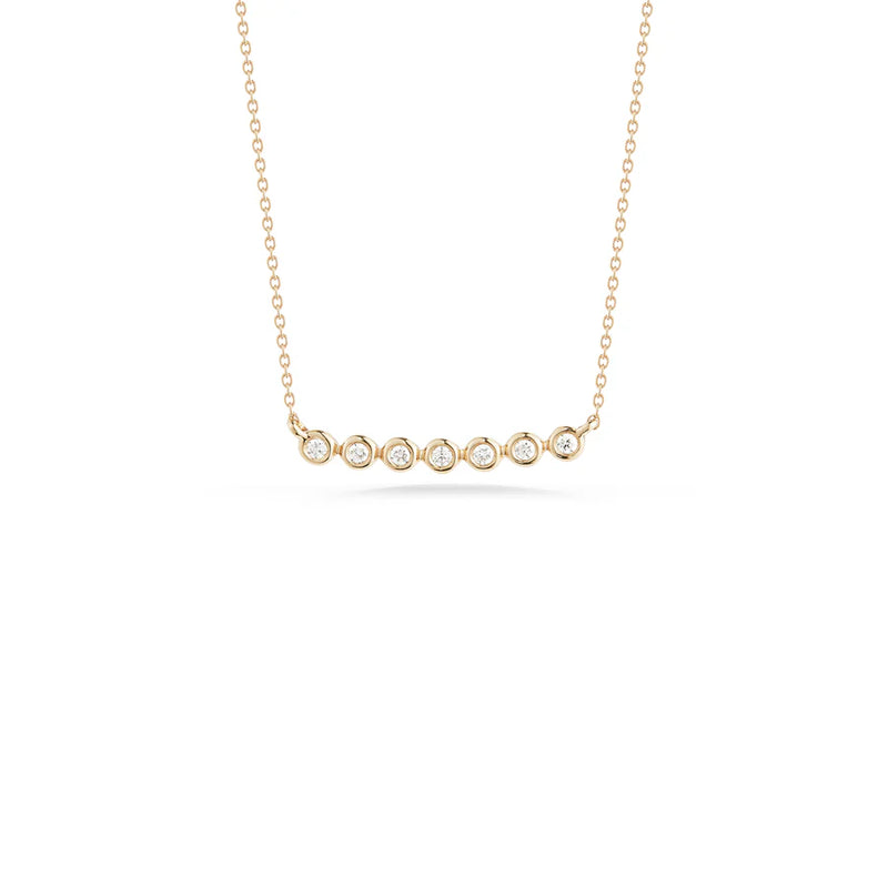 Lulu Jack Bezel Bar Necklace