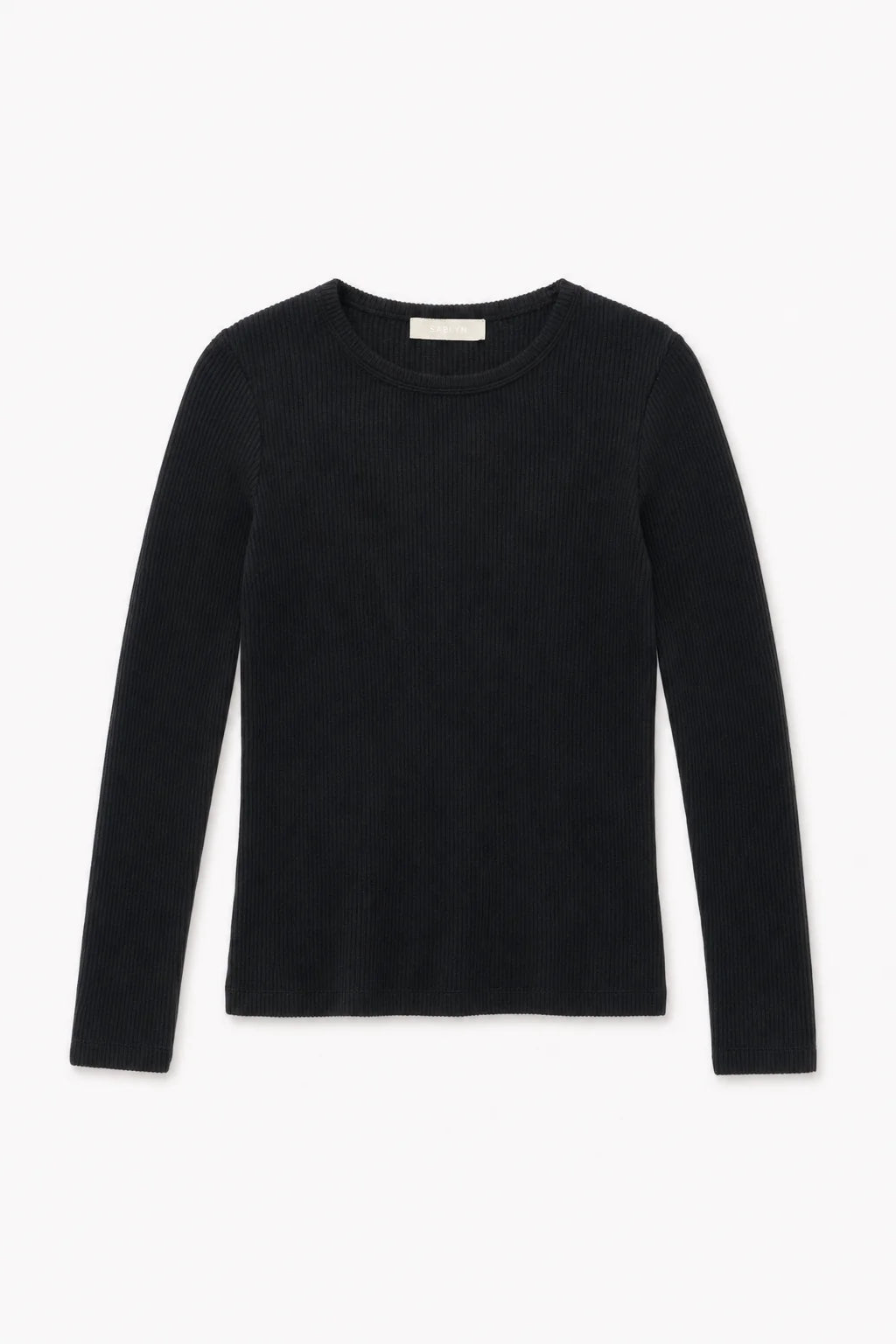 Quincy LS Fitted Tee, Black