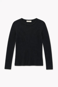 Quincy LS Fitted Tee, Black