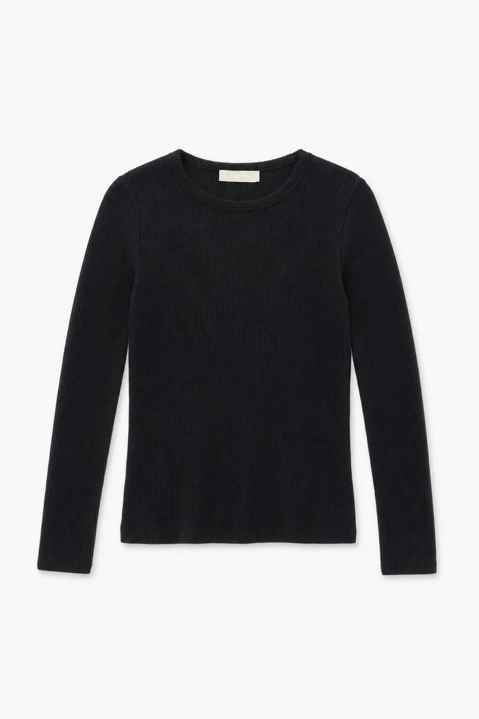 Quincy LS Fitted Tee, Black