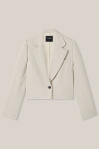 Adys Crop Blazer, Oyster