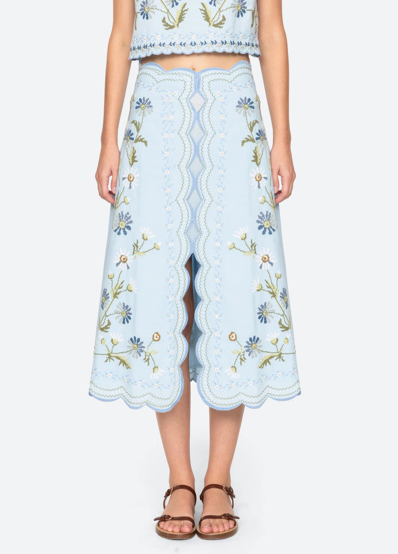 Audra Skirt, Blue