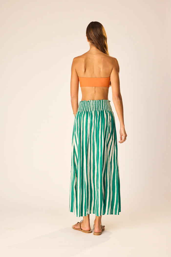 Bella Skirt, Batik Stripe Lawn