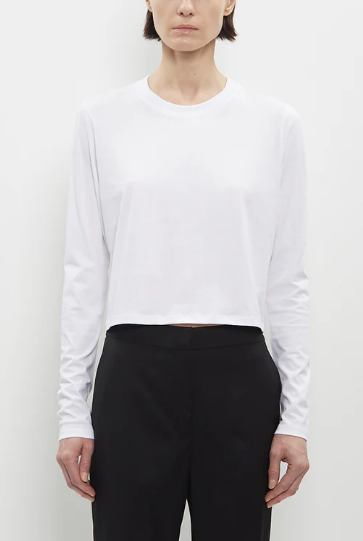 Masal Long Sleeve Tee, White