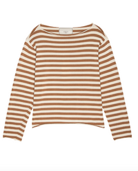 The Sailor Sweater, Camel Stripe