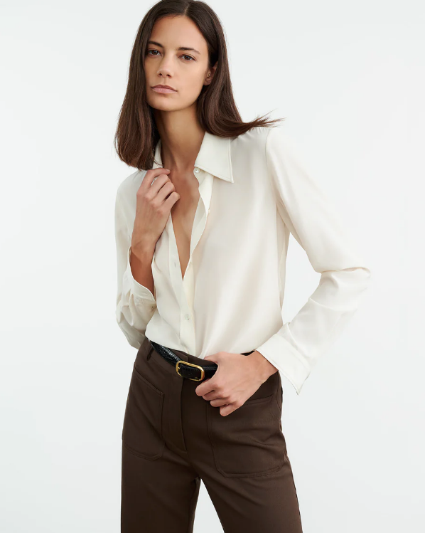 Simone Shirt, Ivory