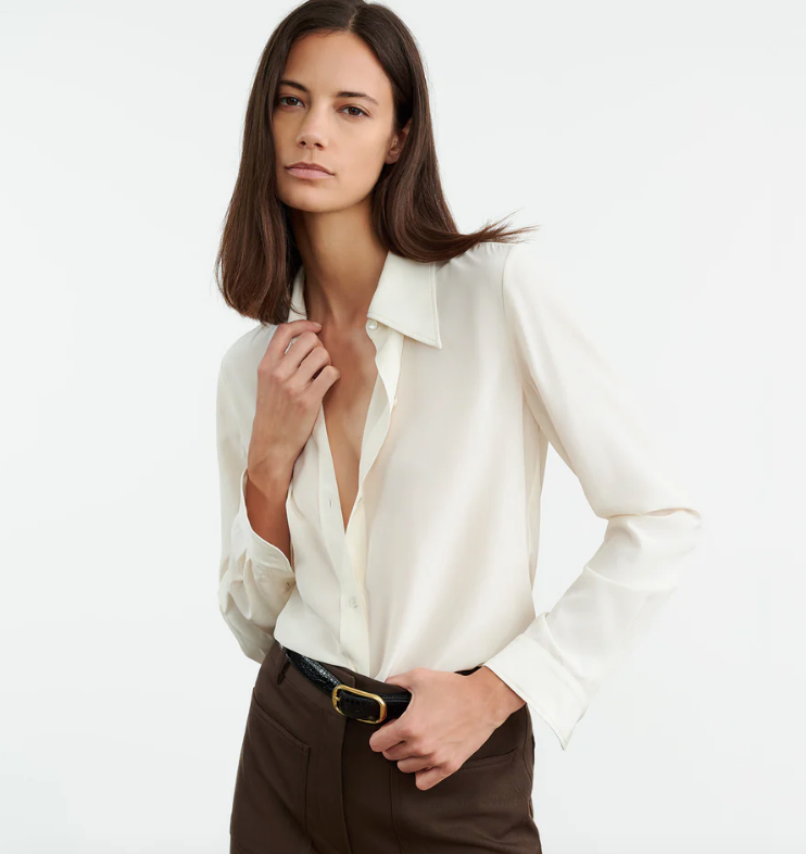 Simone Shirt, Ivory