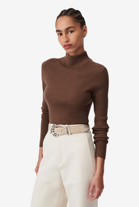 Aludra Sweater, Brown Camel