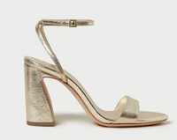 Malia Curved- Heel, Gold