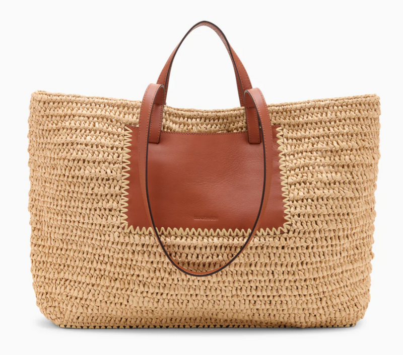 Lali Large Raffia Tote, Natural