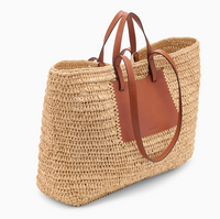 Lali Large Raffia Tote, Natural