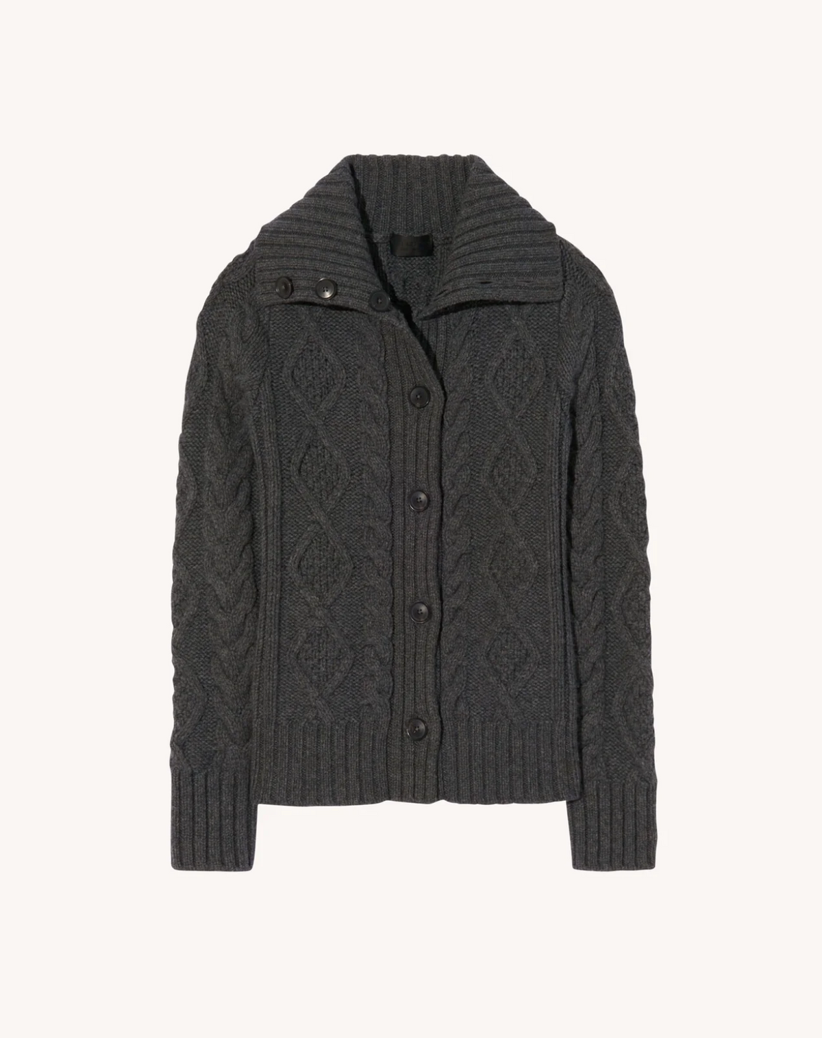 Allegra Cardigan, Dark Grey Melange