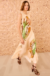 Gaea Midi Dress, Inner Nature