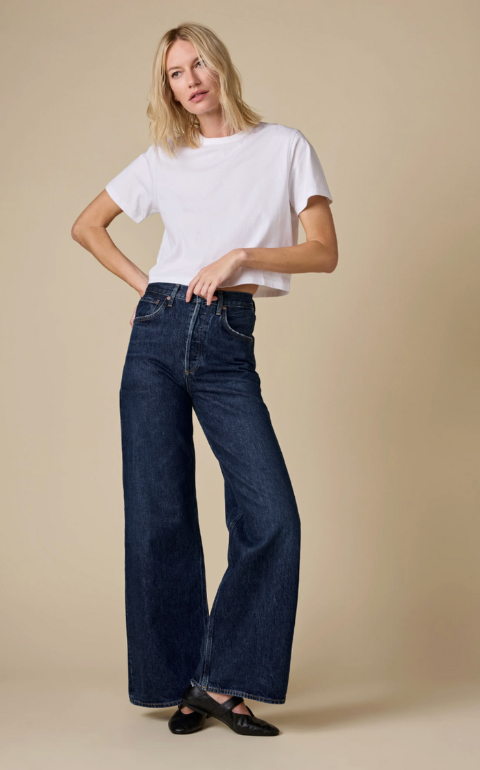 The Cropped Perfect Tee, White