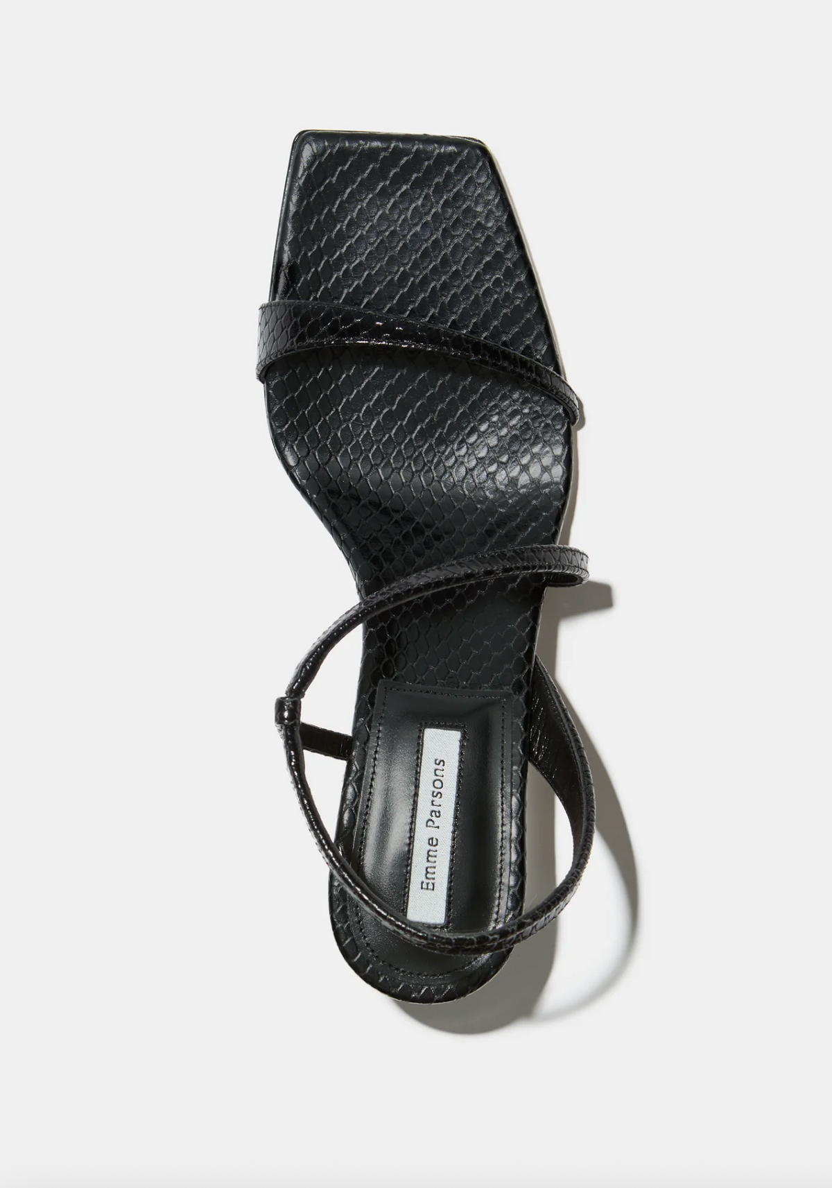 Delicat, Black Embossed Snake