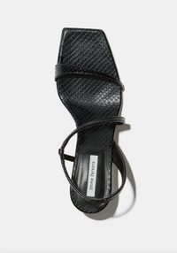 Delicat, Black Embossed Snake