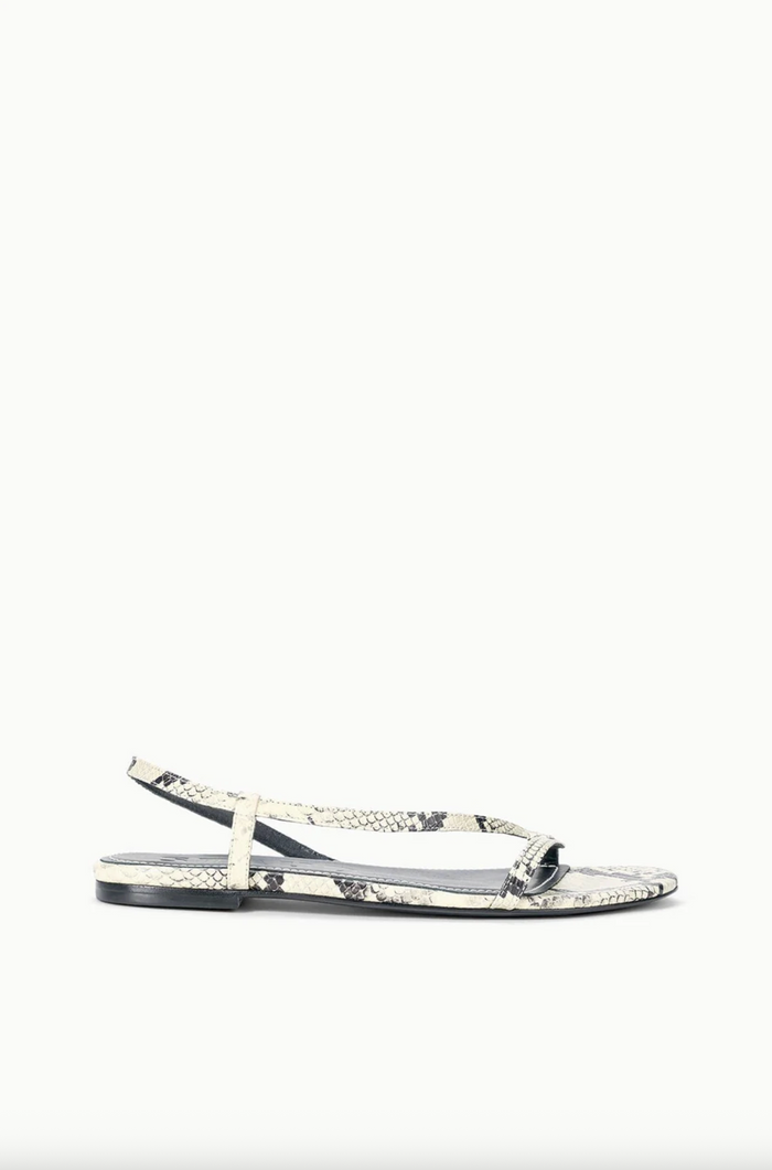 Louden Sandal, White Snake