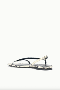 Louden Sandal, White Snake