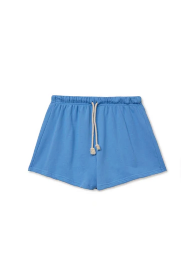 Layla French Terry Sweat Shorts, Pacific Blue