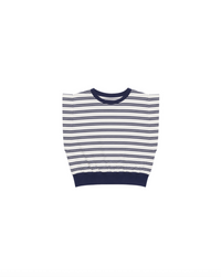 Joie Cotton Jersey Top, Midnight Stripe
