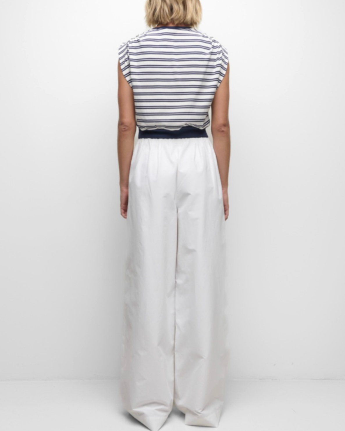Joie Cotton Jersey Top, Midnight Stripe