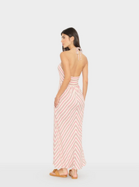 Maggie Dress, Dusty Pink Stripe