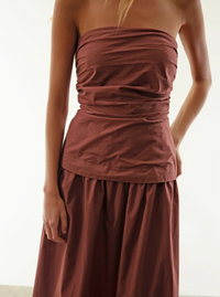 Ciara Dress, Adobe Brown