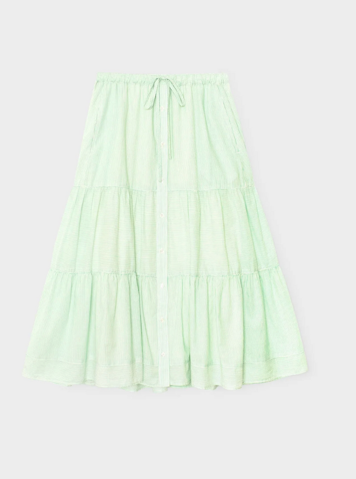 Mckenna Skirt, Fresh Mint Stripe